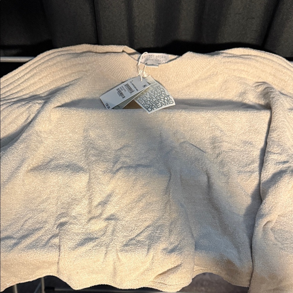 Barefoot Dreams CozyChic Ultra Lite Sweater in Cream